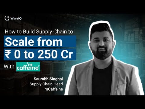 WareIQ Webinar with mCaffeine: How to Build Supply Chain to Scale from ₹ 0 to 250 Cr