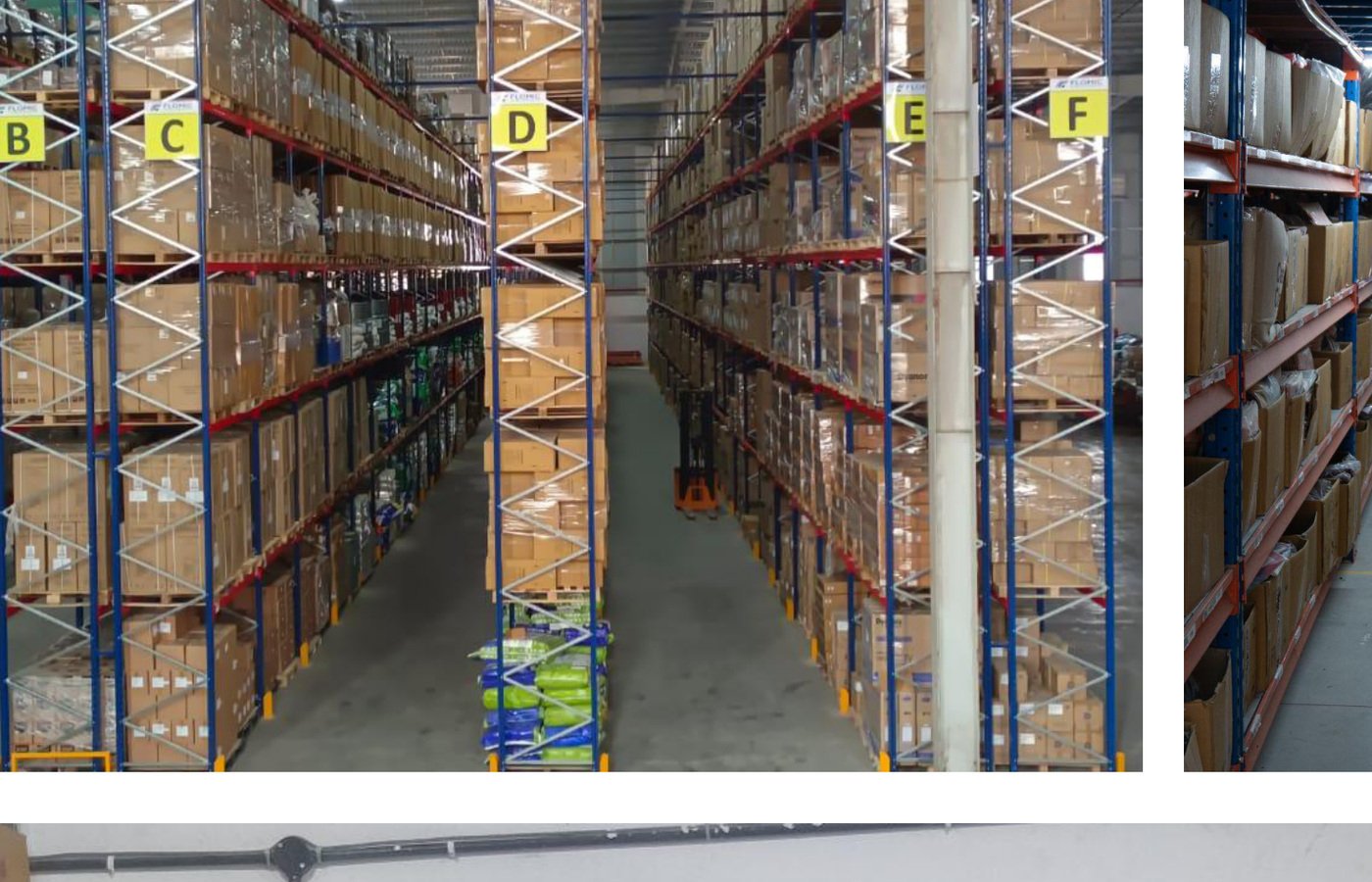 WareIQ warehouse racking and fulfillment storage area